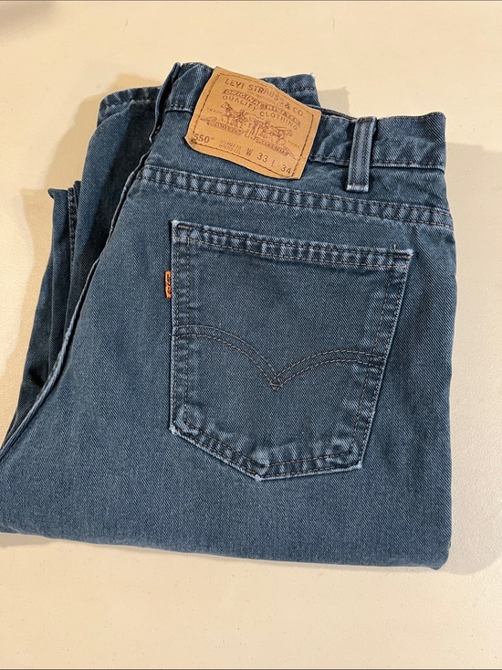 Levi's Other - Levi's Men's Blue Straight Jeans with Leather Patch